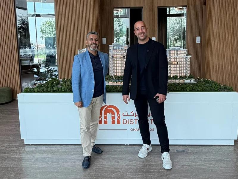 Riccardo Lucietti allo showroom Majid Al Futtaim District Dubai, approccio imprenditoriale