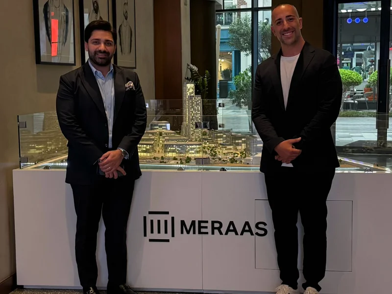 Riccardo Lucietti allo showroom Meraas Dubai, community e townhouse verificate